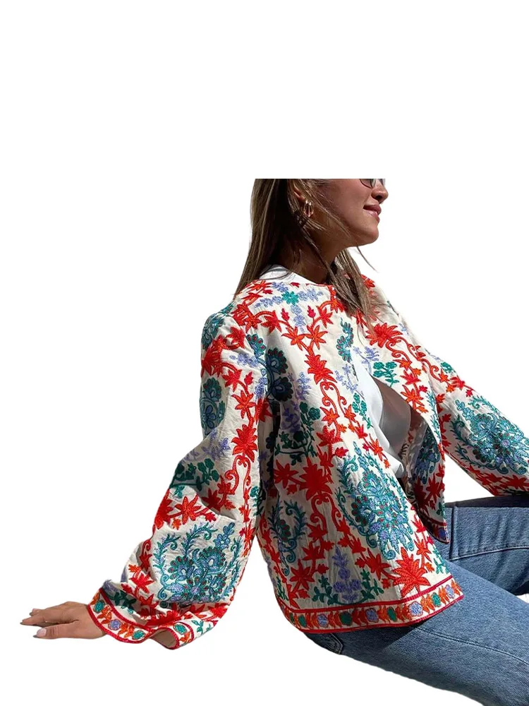 Рисунок 6 - Модный женский свободный кардиган с принтом