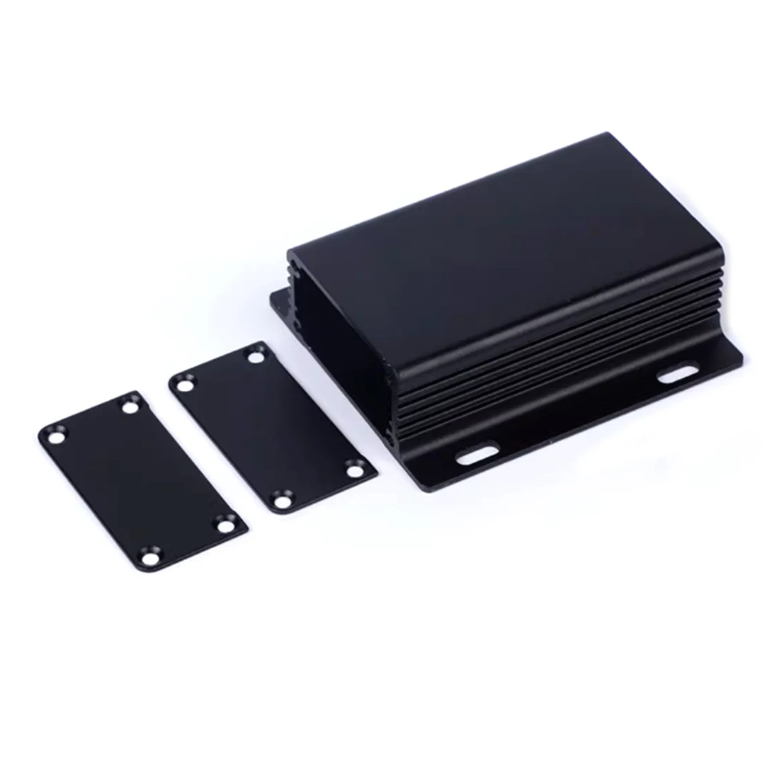 1PC Aluminum Enclosure 25*71*80mm Project Box Power Shell GPS Case Wall Mounting Black NEW DIY