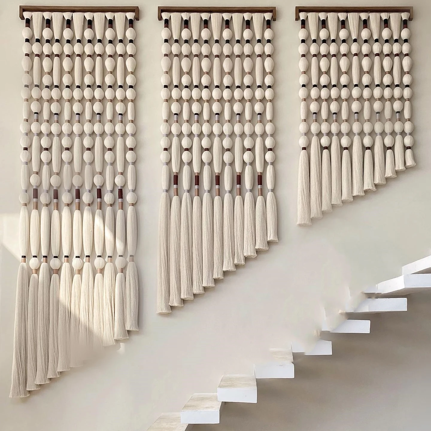 

Customizable Macrame Woven Wall Hanging Handcrafted Boho Decor Tapestry for Modern Interiors for Birthday or Anniversary