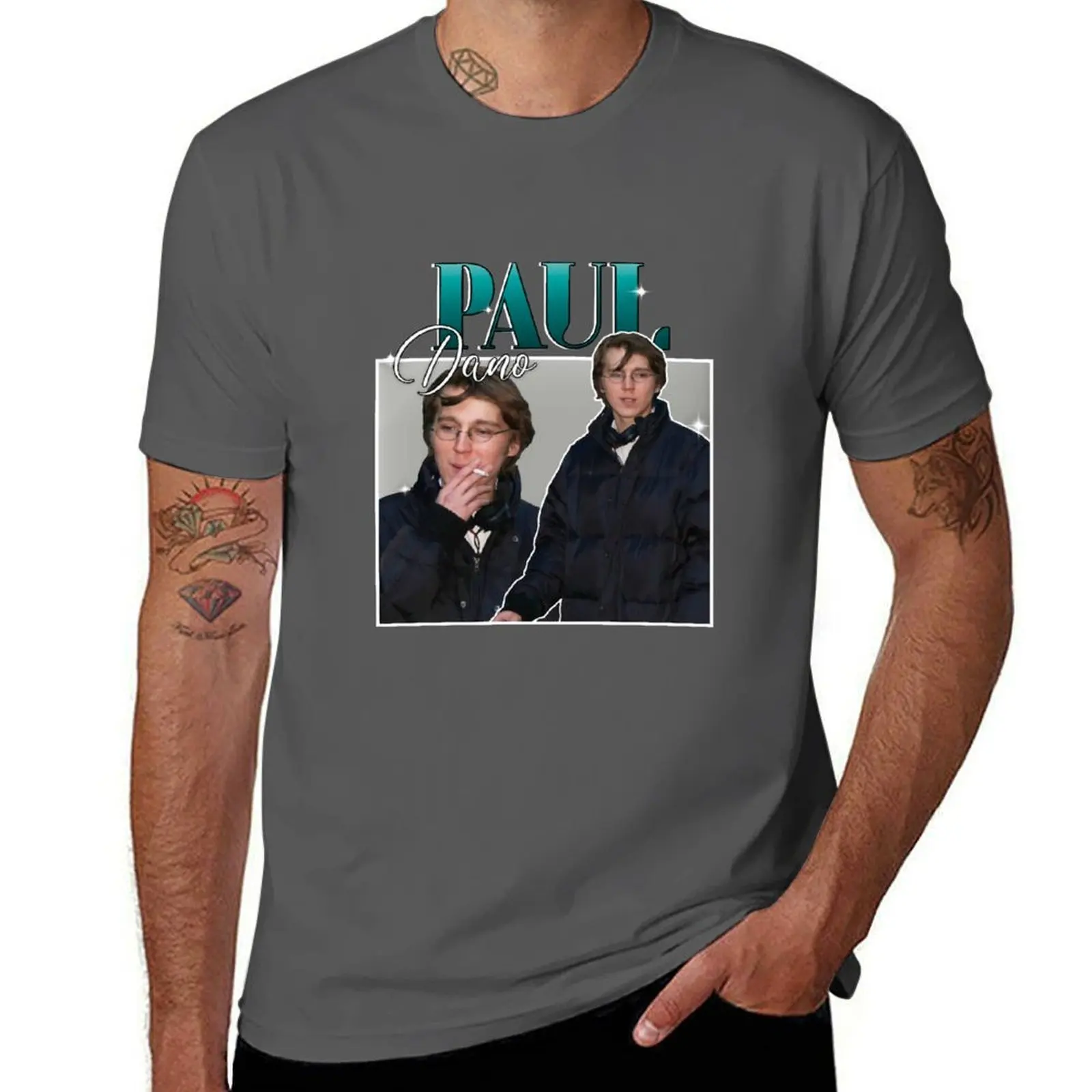 

paul dano retro T-Shirt funny t shirts dark humor man t shirt luxury T-Shirt