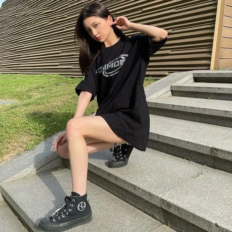 Pure Cotton Short-sleeved T-shirt, 2025 Summer New Men's Fashion Loose Streetwear Top