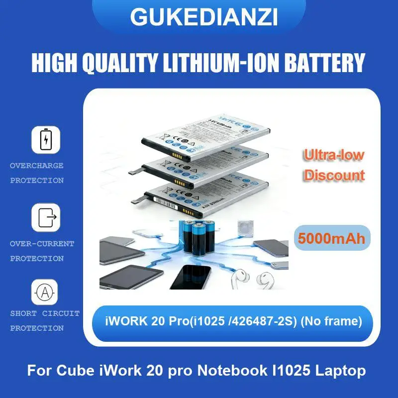 Battery For ALLDOCUBE Cube Knote (i1101) 10 holes Tablet PC 8 ALLDOCUB IWORK 11 iwork10 Pro iPlay 30 iPlay30 20 I1025 Laptop /