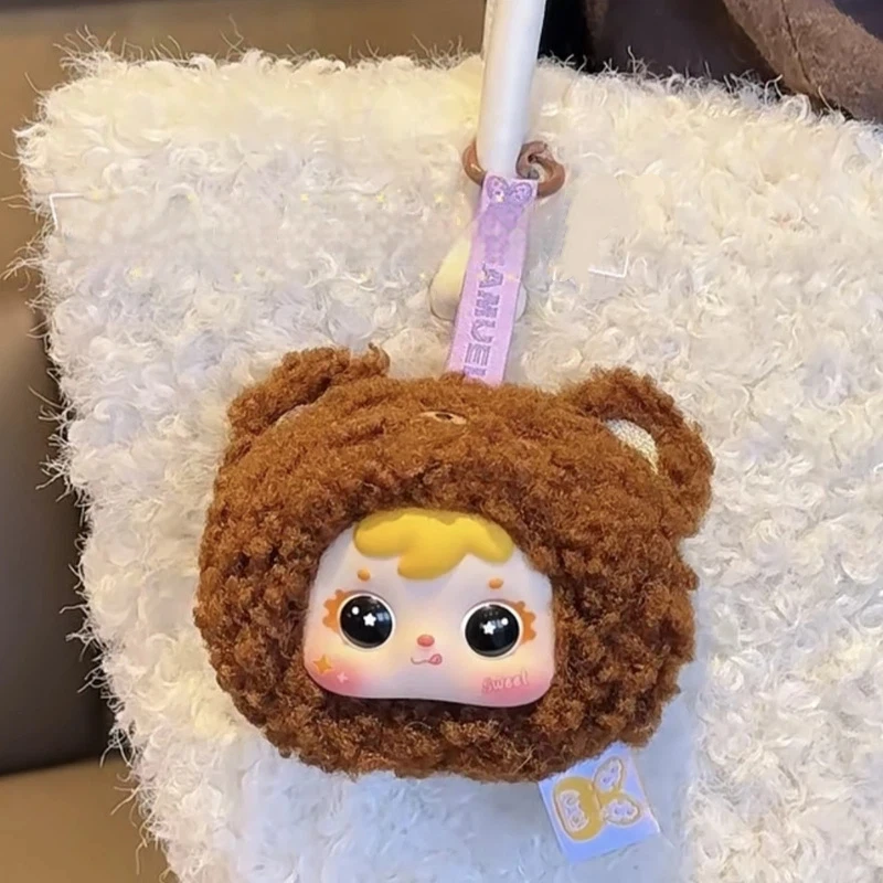 صندوق صغير من القطيفة من صامويل - مجموعة سلسلة مفاتيح على شكل حيوانات لطيفة، لعبة محشوة كاواي عشوائية للفتيات، هدية إكسسوارات أنيمي عصرية #1