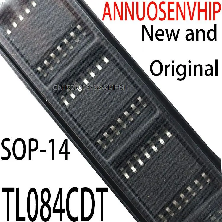 10PCS New and Original  SOP-14 TL084 SOP 084C SMD TL084CDT