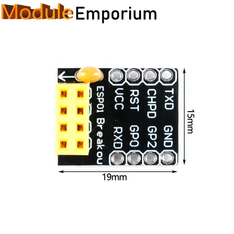 5pcs ESP8266 Adapter Board Breakout Plate Breadboard ESP01 WiFi Transceiver Module ESP-01 ESP-01S