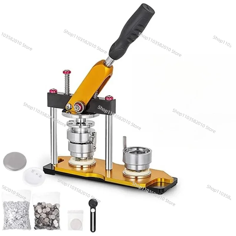 New Manual Grade Badge Maker Kit with Shake Head Button Paper Cutter