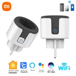 Умная розетка Xiaomi Apple Homekit/Tuya, настенная розетка с европейской вилкой, Wi-Fi, для умного дома, применение Siri/ Alexa /Google