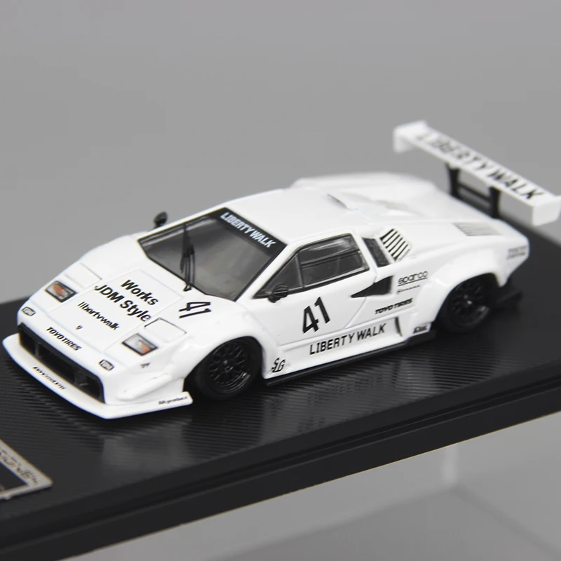 Vision64 1:64 ランボルギーニ コンタッシュ LP500LB ダイキャスト合金車モデル、男の子向けのお祭りギフト玩具、大人向けのコレクターズオーナメント。