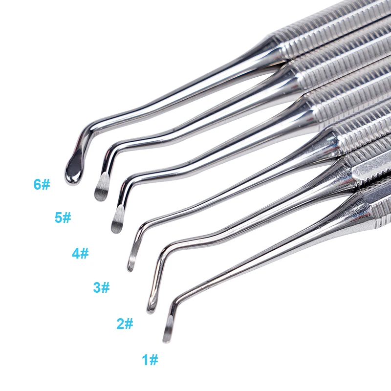 

1 шт., экскаватор для чистки зубов из нержавеющей стали, ложка с двойной головкой, скалер для налета, стоматологические инструменты ﻿