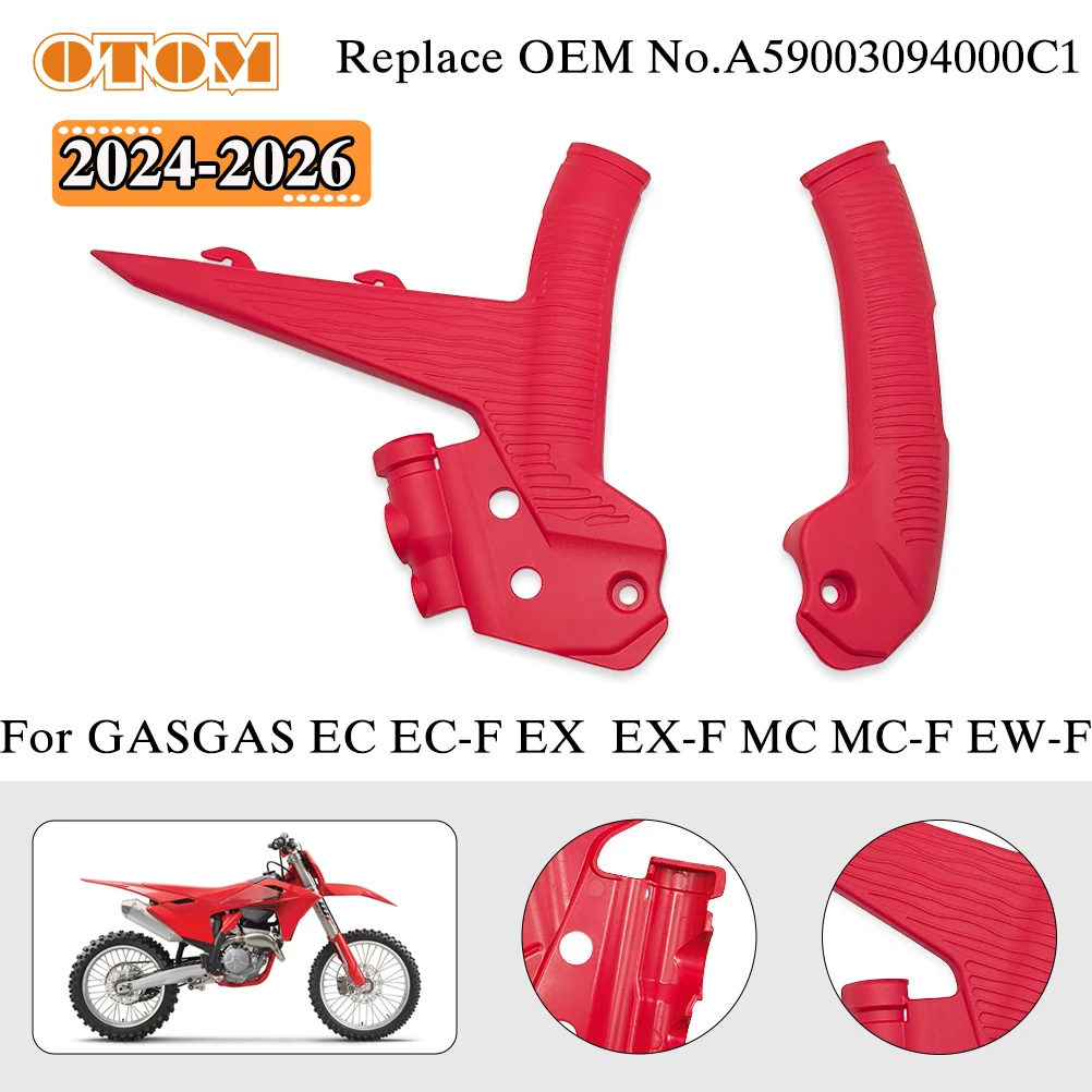 OTOM 2024-2026 For GASGAS Frame Guard EC EC-F EX  EX-F MC MC-F EW-F 125 250 300 350 450 500 Motorcycle X-Grips Protection Cover