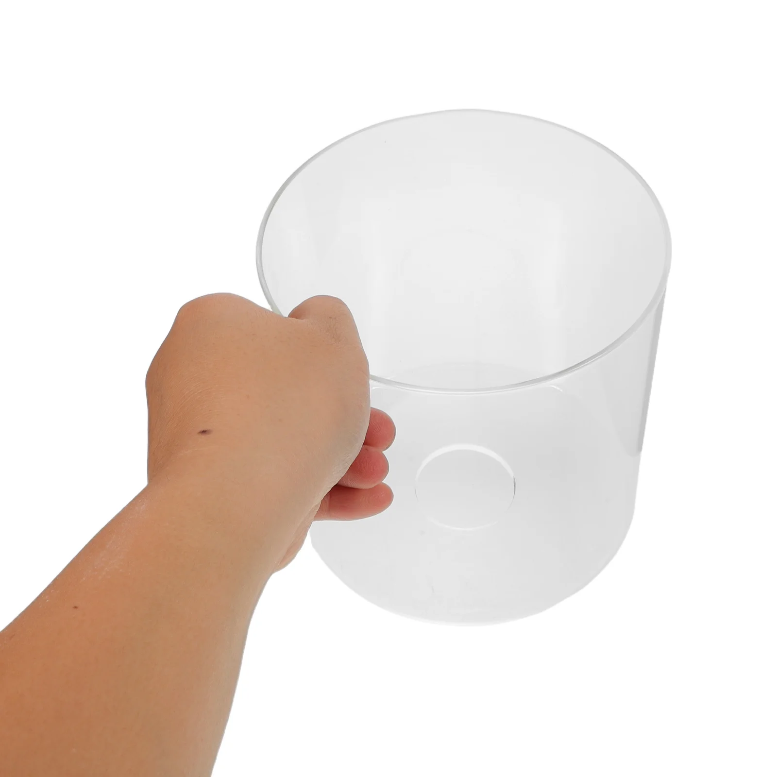 

Clear Glass Shade Replacement Transparent Cylinder Lampshade Open Bottom E27 Socket Pendant Light Chandelier Wall Sconce