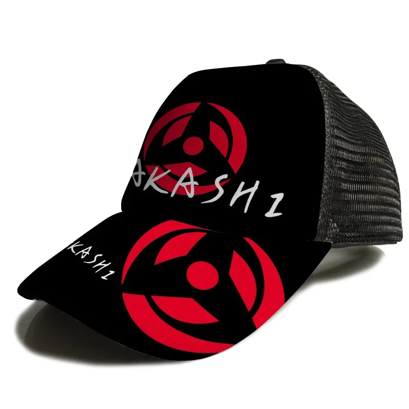 Anime Naruto Baseball Cap Summer Beach Sun Hat Uchiha Itachi Sharingan Eye Cosplay Adjustable Sport Cap Toys for Children Gifts