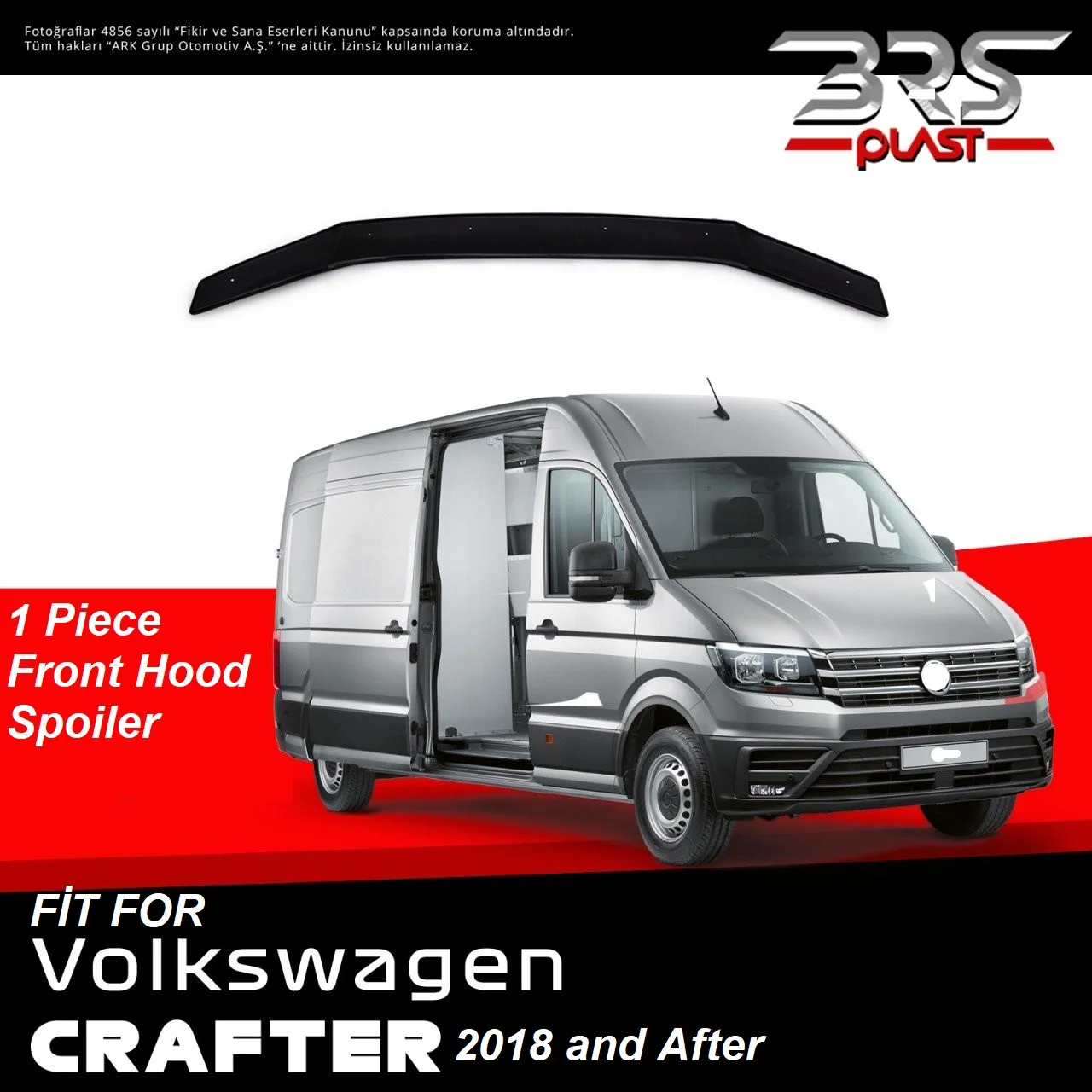 Fit For Volkswagen Crafter 2018 and After the Front Hood Cowling