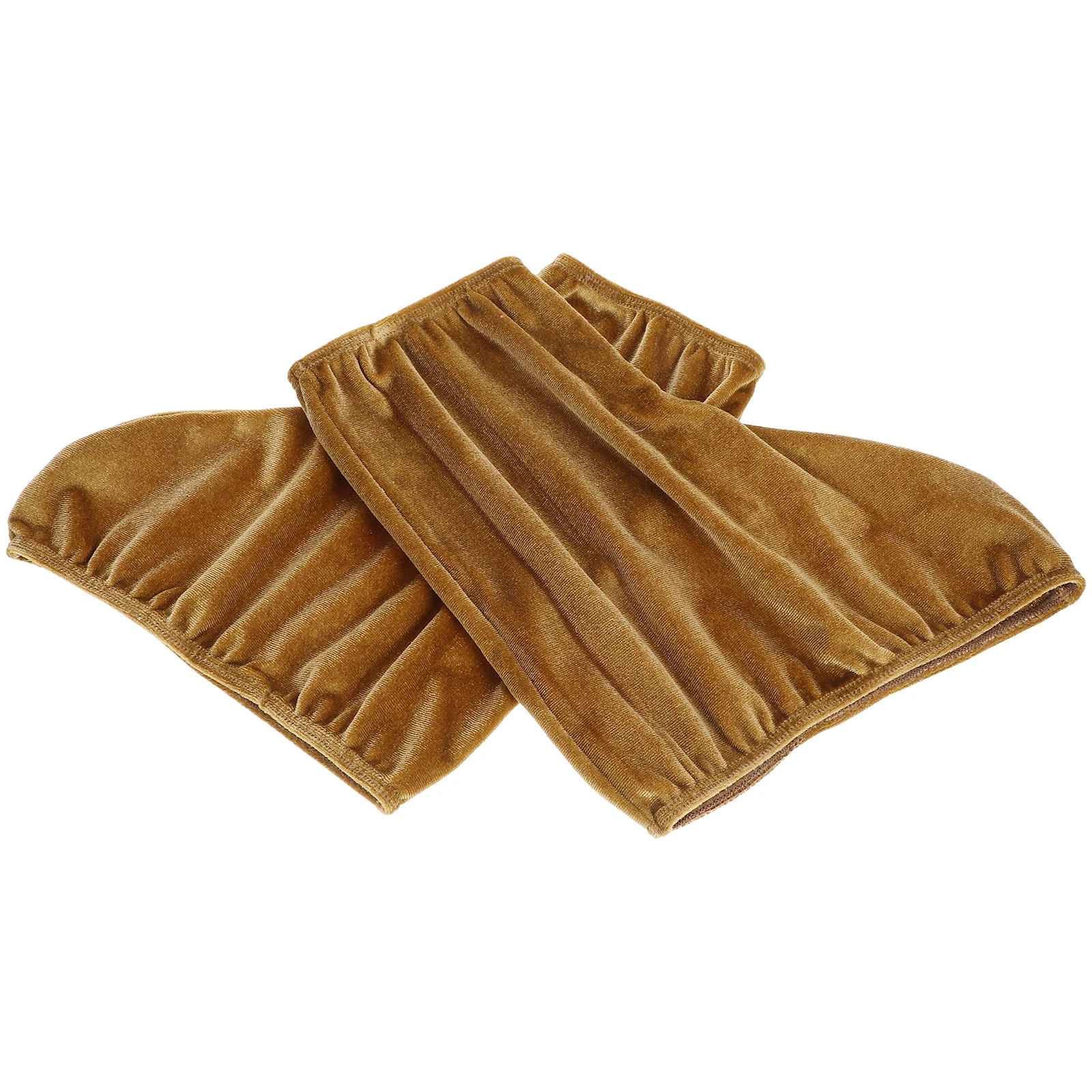 

1 Pair Ice Skates Covers Portable Boot Protectors Coffee Polyester Lightweight Compact Practical Skating Accessory Wear