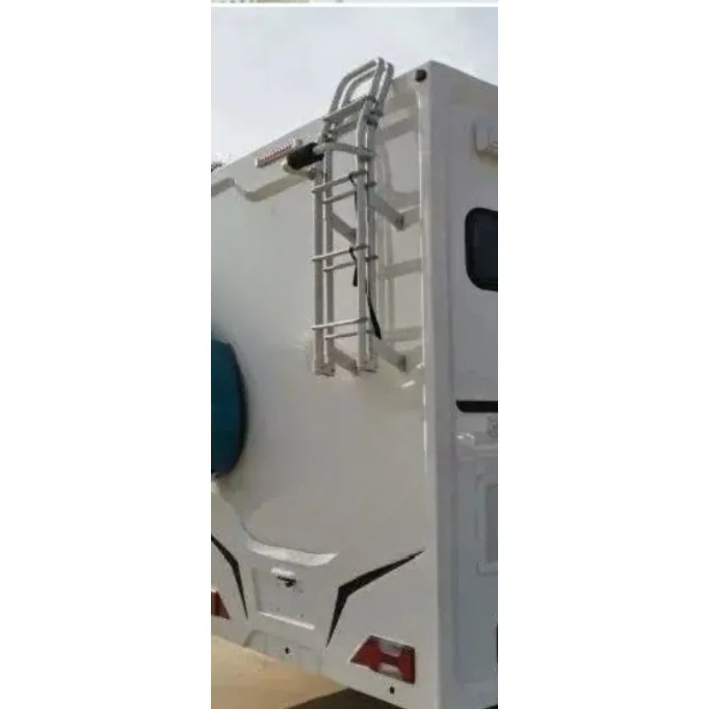 1PC Aluminum Alloy Folding Ladder, RV Modification Accessories RV Folding Ladder