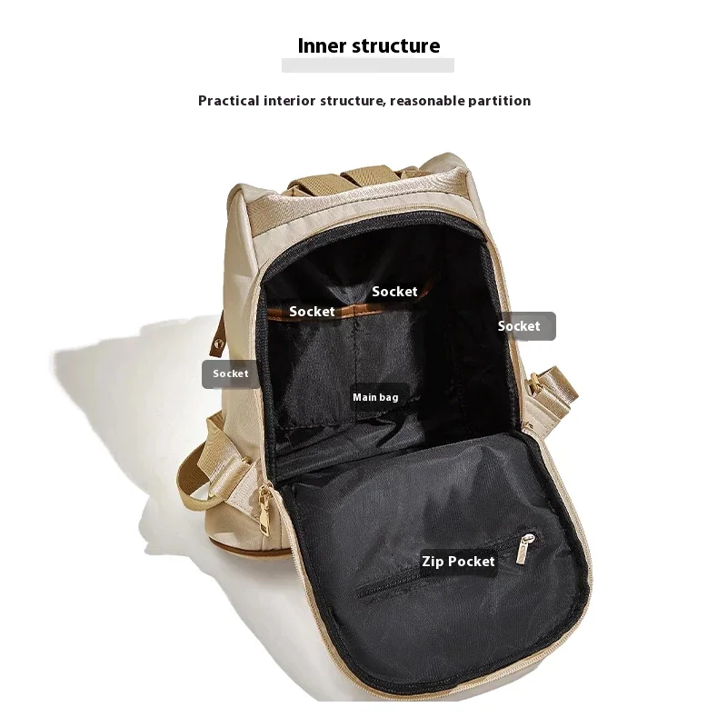 FOXER 生地バックパック女性のための 2025 ファッショントップハンドル女の子のショルダー通学財布大学生のためのギフト