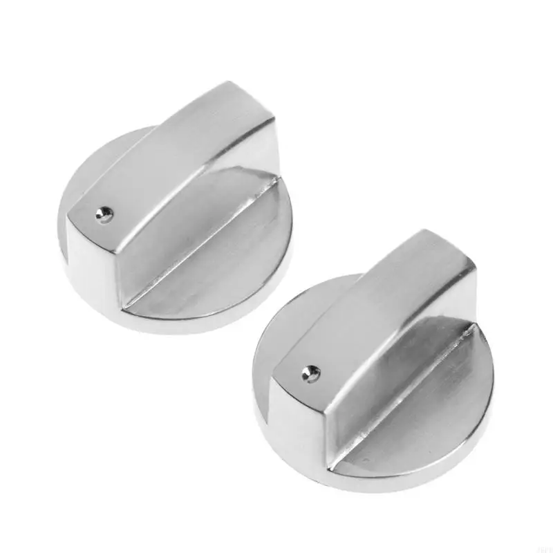 J6PE 2Pcs Switch Gas Stove Parts Metal Knob Cooker Oven Kitchen Control Universal New