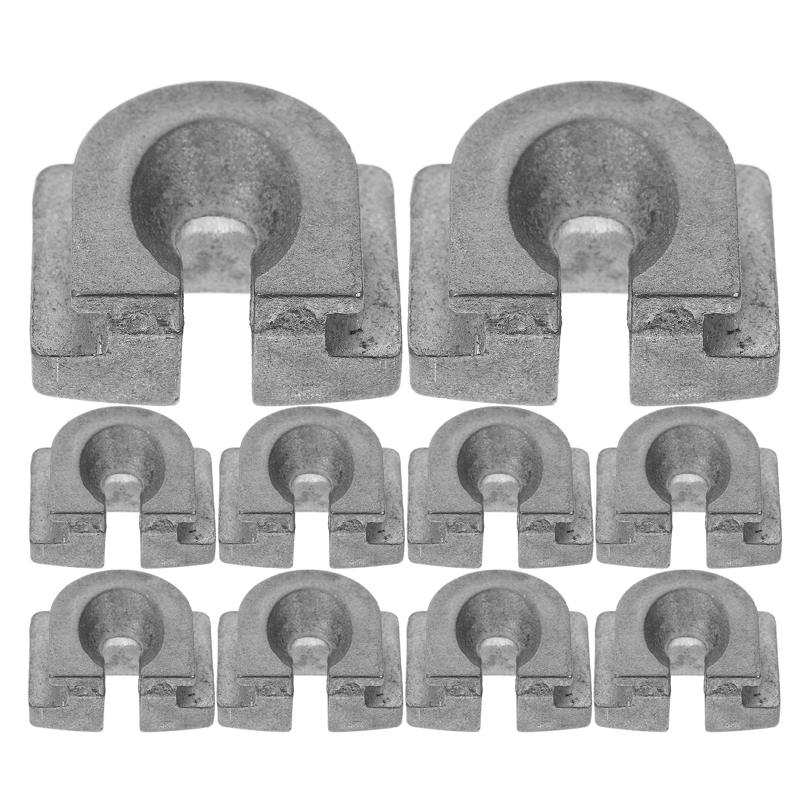 

10pcs Lawn Mower Accessories Aluminum Alloy Trimmer Head Universal Fit Grass String Line Port Eater Guide Eyelet Sleeves
