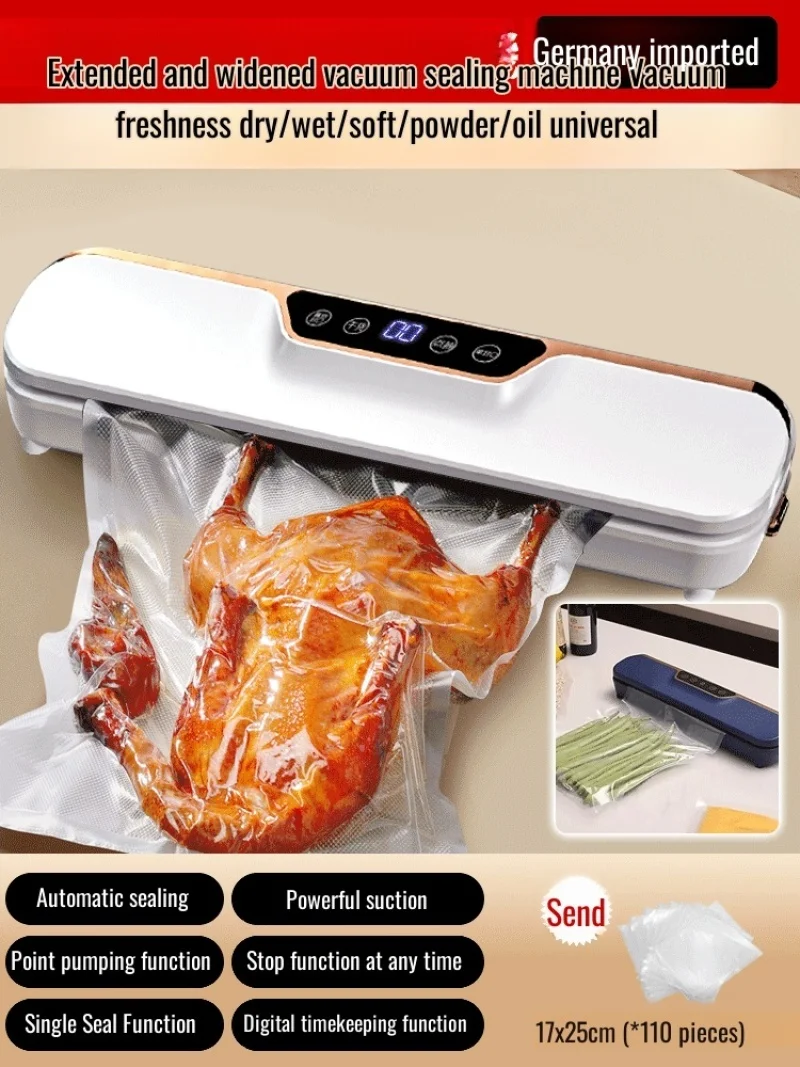 soft brittle Vacuum machine Household automatic vacuum sealing machine Nutritional freshness Sealable Mini Plastic Sealer