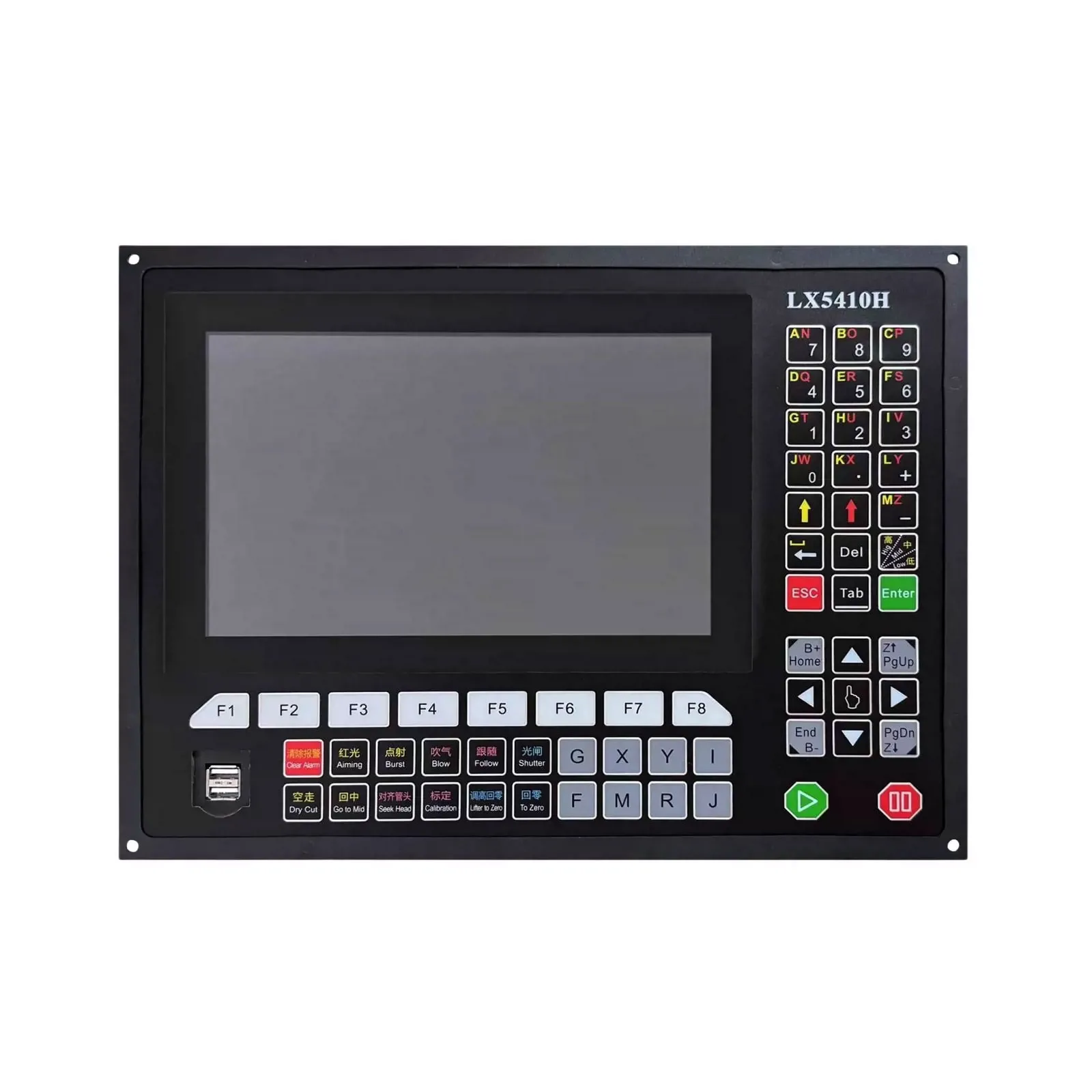 Maxgeek L5410H Portable 4-Axis CNC Controller Laser Cutting Control System with 10.1-Inch Touch Screen for FangLing