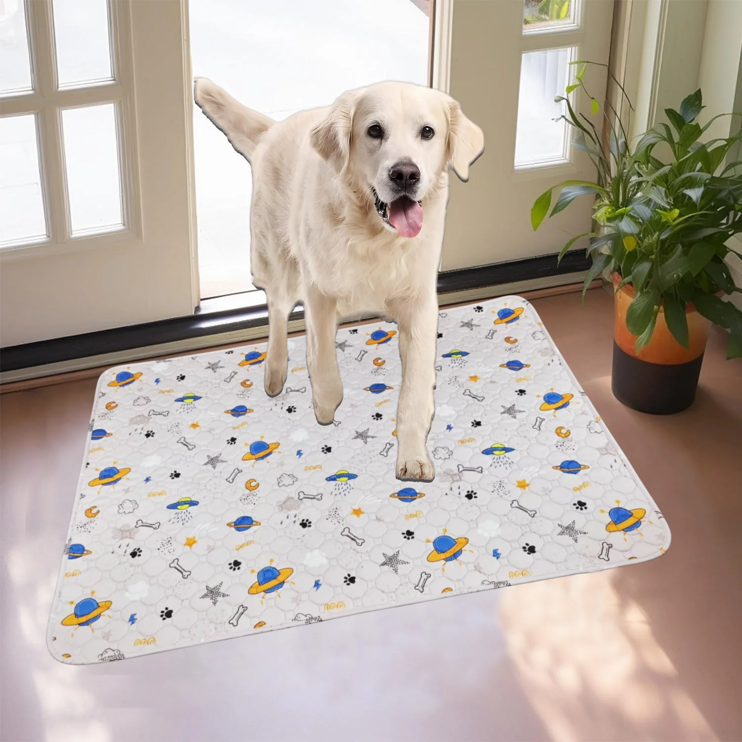 Washable Dog Urine Pad Reusable Anti Slip Pet Pee Pads Puppy Training Mat Pets Dog Cage Protective Pad for Sofa Car Seat Cover