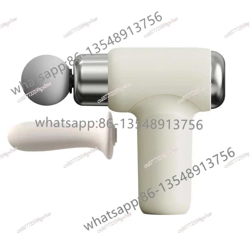 Extended Head Fascia Gun Girls Sports Mini Portable Rechargeable Fitness Massager