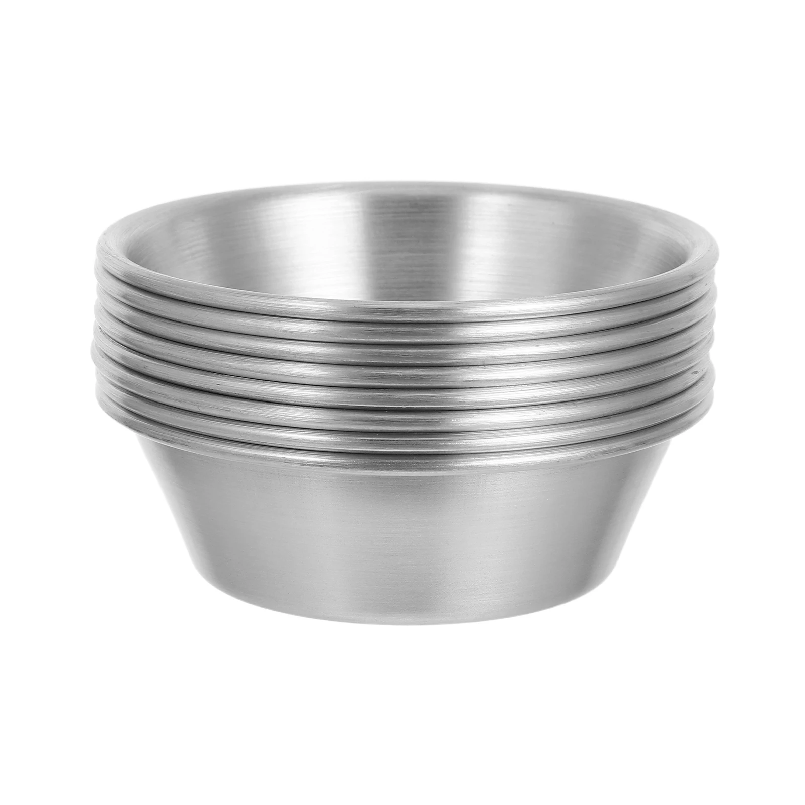 

8Pcs Stainless Steel Egg Tart Molds Reusable Mini Dessert Baking Cups Pans Tins Muffin Cupcake Pie Egg Tart Mold Set