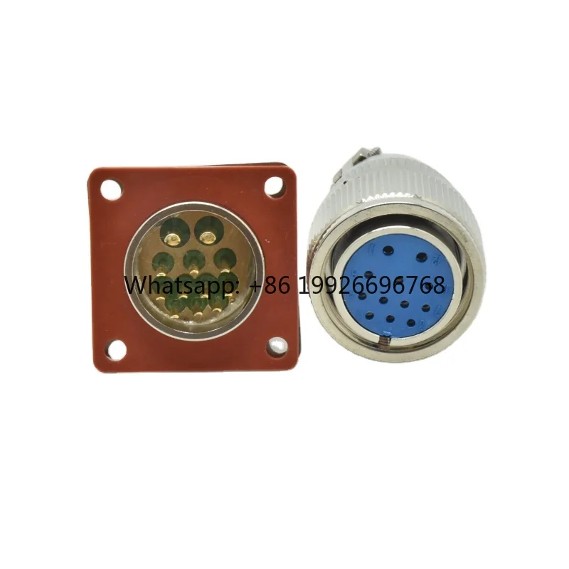 MX Series Glass Sintering 12 Pin Waterproof Male Female Vacuum Hermetic Plug Socket Glass Sealing 12 Pin Connector