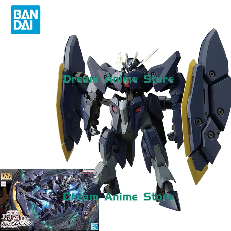 

Bandai Original GUNDAM Anime Model HG 1/144 Urdr-Hunt GUNDAM ZAGAN Action Figure Assembly Model Toys Gifts for Children