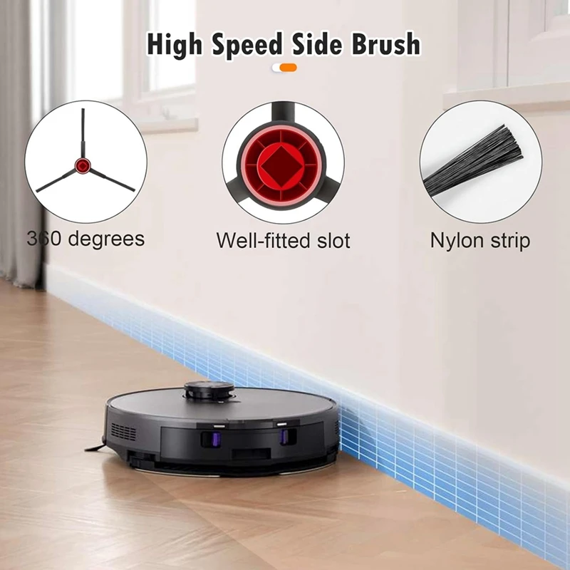 For Eureka E10s Robot Vacuum Cleaner Main Side Brush Mop Cloth Filter Replacement Parts Accessories