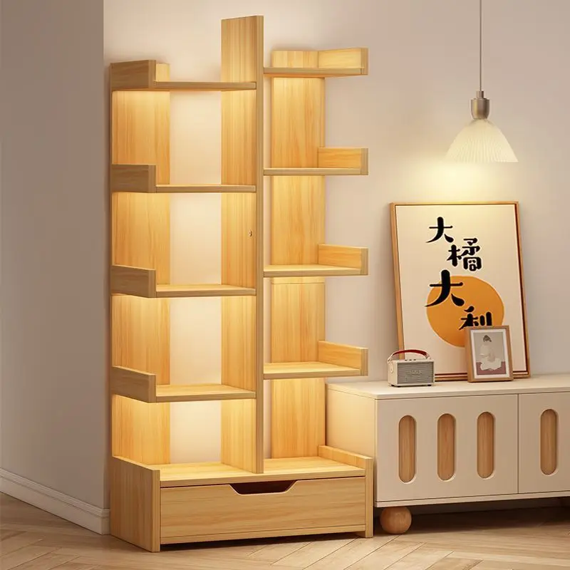 

Bookshelf Floor-to-ceiling shelf Living room against the wall Integrated bookcase Multifunctional book storage shelf Student dis