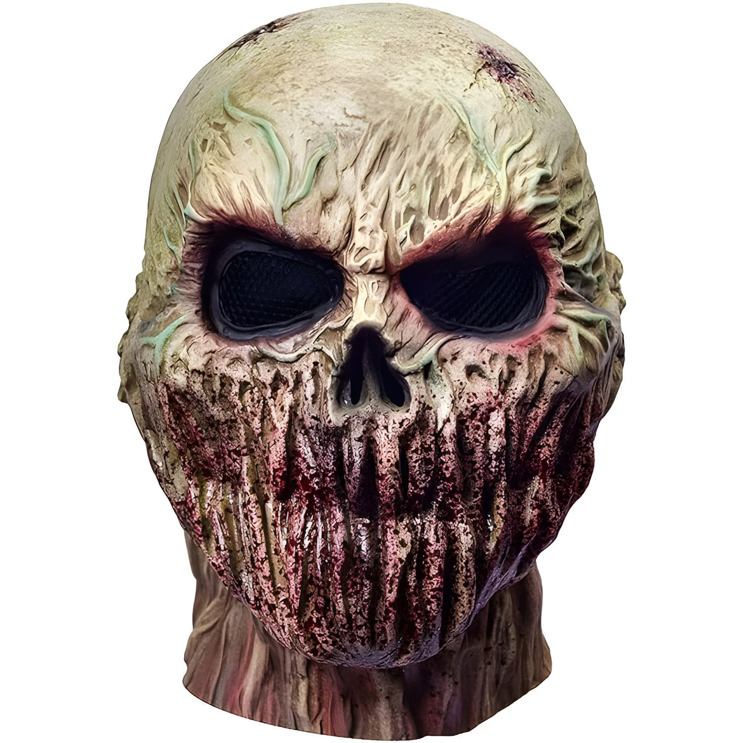 Scary Skull Zombie Mask Cosplay Realistic Horror Bloody Vampire Skeleton Party Latex Helmet Halloween Party Costume Props