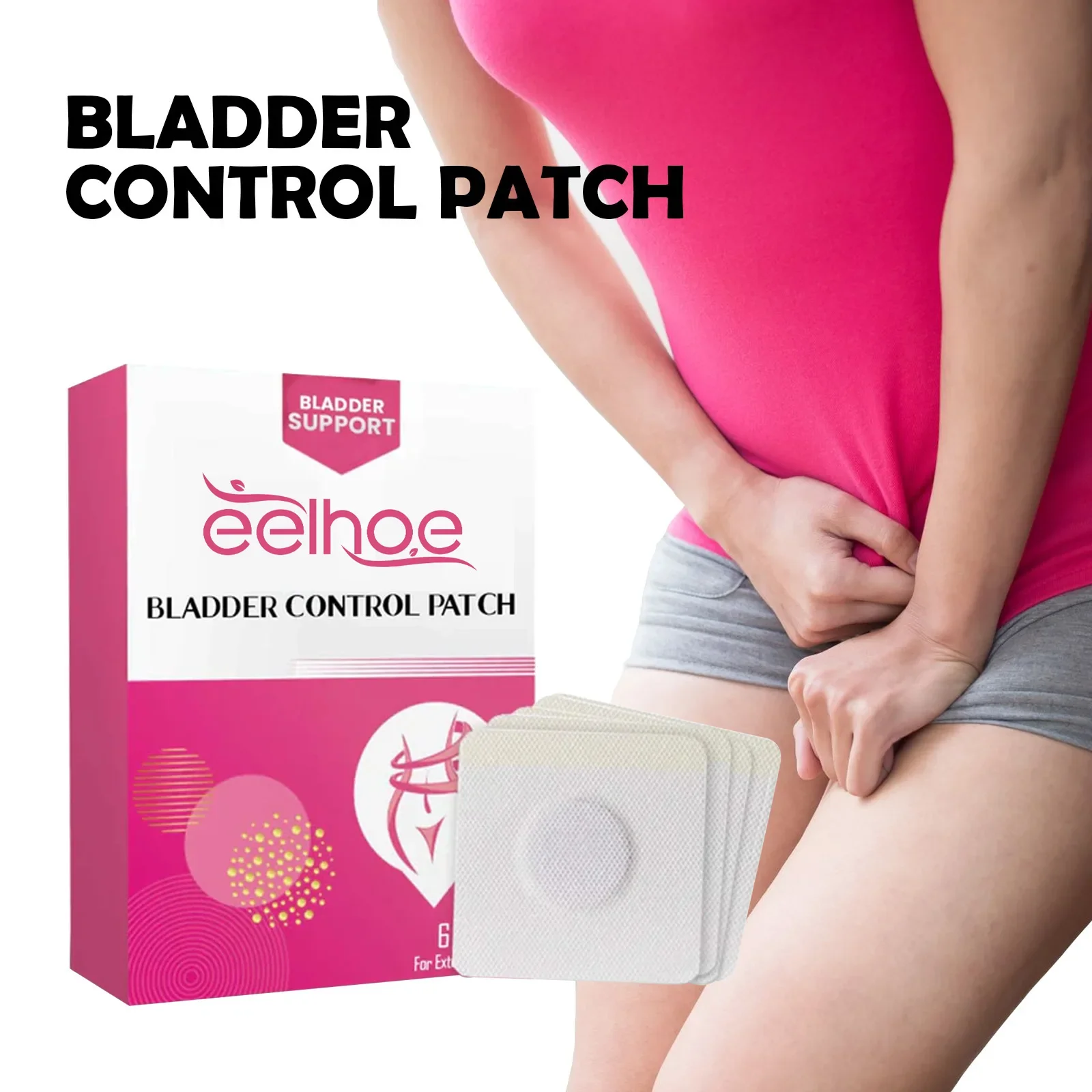 EELHOE Urine Leakage Patch for Women Treat Urinary Incontinence Stop Frequent Urination Postpartum Repair Bladder Control Patch