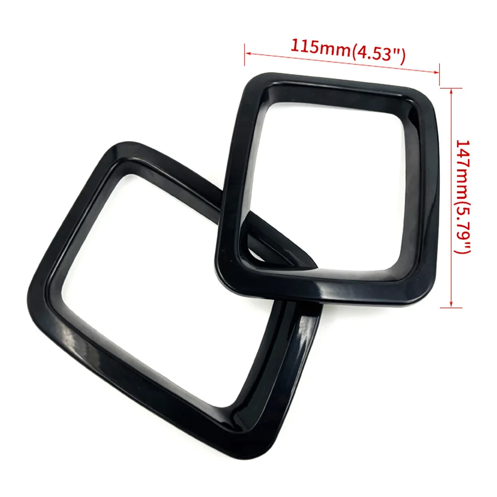 1 Pz ABS Auto Faro Interruttore Pulsante Cornice Cornice Adesivi Per