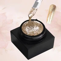 Esmalte de uñas de platino enlatado, pegamento de platino, superllamativas de alta gama, dorado, plateado, línea de tracción pintada de alta densidad, esmalte de uñas artístico