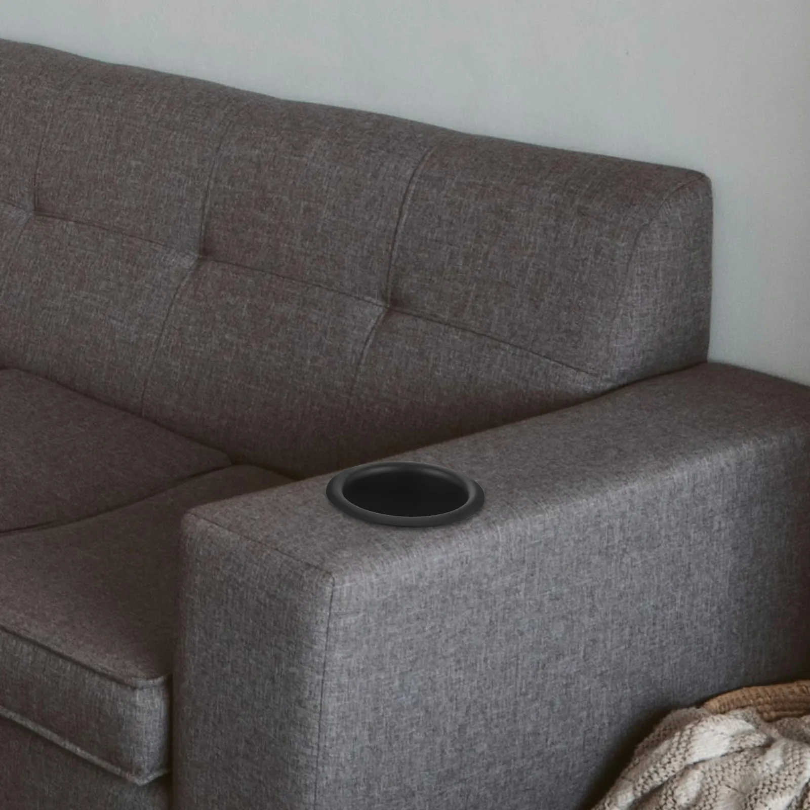 

Алюминиевый встраиваемый подстаканник для автомобиля, автодома, дивана, кресла-реклайнера, приборной панели, лодки, столика, спинки сиденья, с защитой от проливания