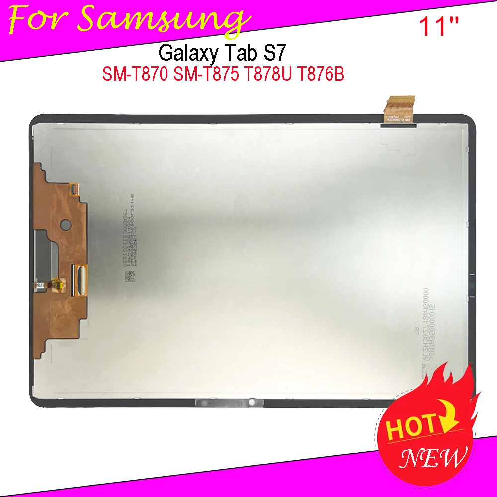 

11'' LCD For Samsung Galaxy Tab S7 T870 T875 T875N T876B T878U LCD Display Touch Screen Digitizer Panel Assembly