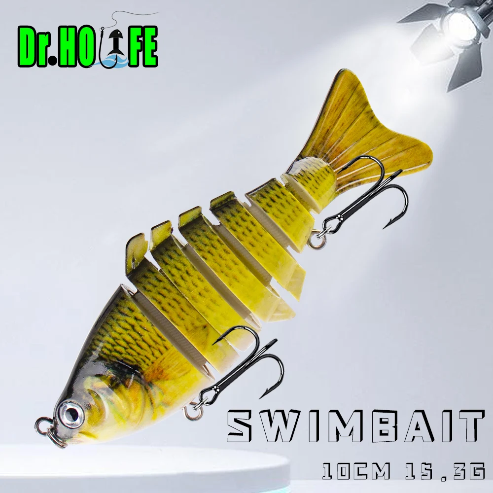Dr.Holife, 1 шт., многосуставная раковина для плавания, 7-сегментная приманка для плавания, 10 см, 15,3 г, погремушки, окунь, щука, приманка для рыбалки Dr.Holife, 1 шт., многосуставная раковина для плавания, 7-сегментная приманка для плавания, 10 см, 15,3 г, погремушки, окунь, щука, приманка для рыбалки