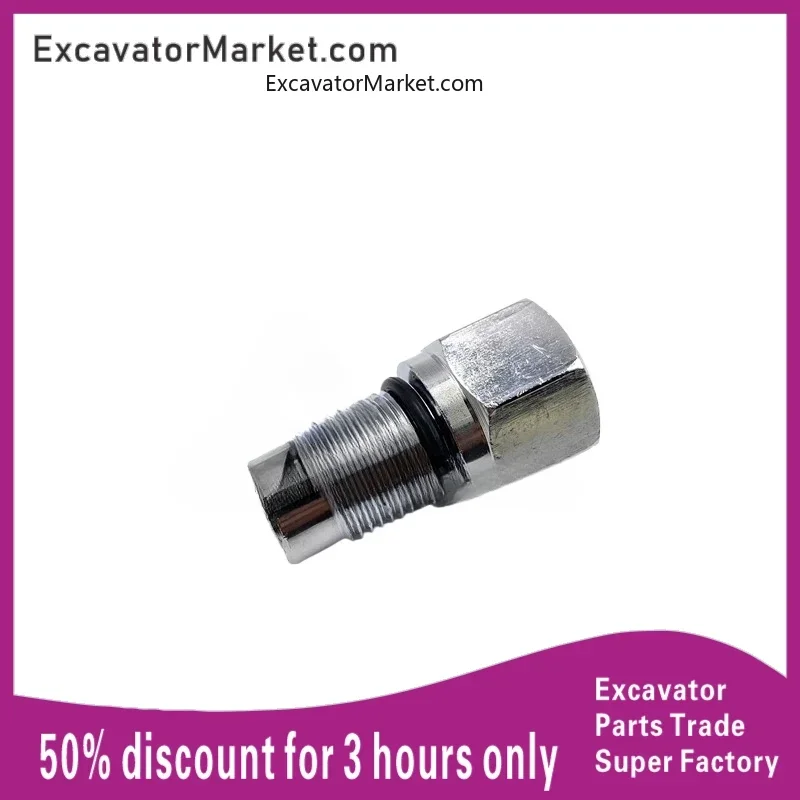 Excavator Spare Doosan dx150/215/235/300/500/520-9c traveling tensioning oil cylinder chain fitting grease nozzle excavator