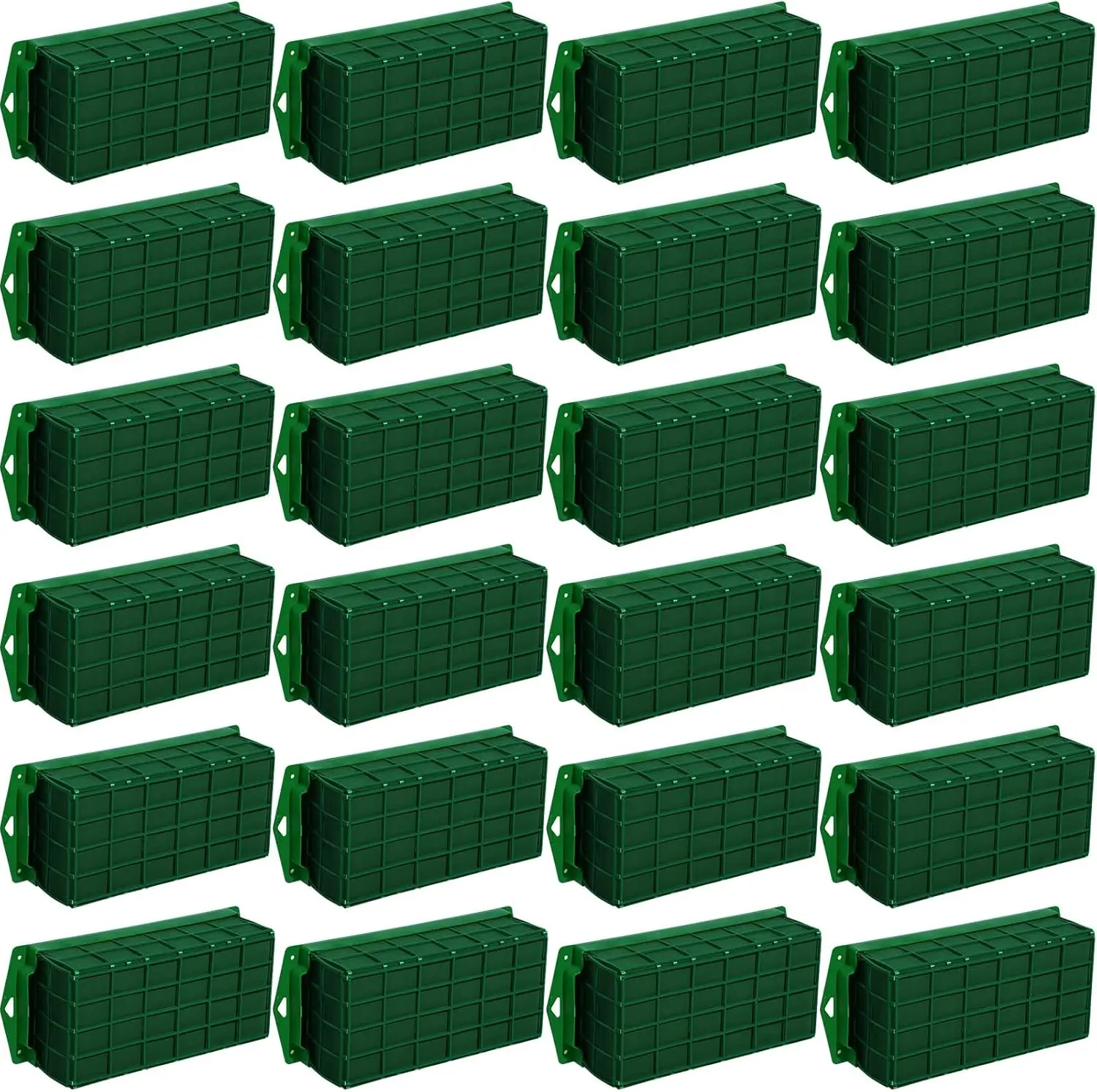 

Набор из 6 прямоугольных подставок для цветов из флористической пены с пенопластом для живых цветов, для центральных композиций на столе, 11.8x4.7x3.1 дюйма