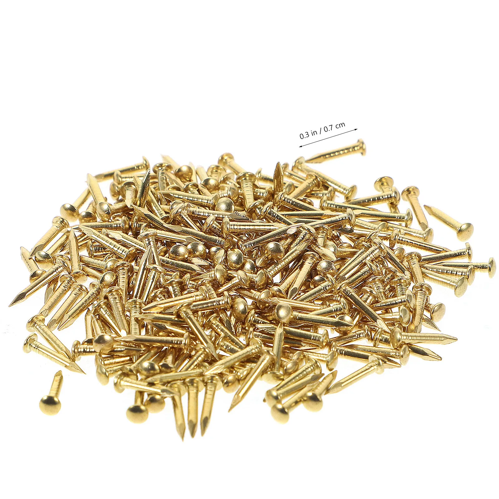 200 Peças de Pregos de Latão c - Furniture Upholstery Hardware avaliação e preço