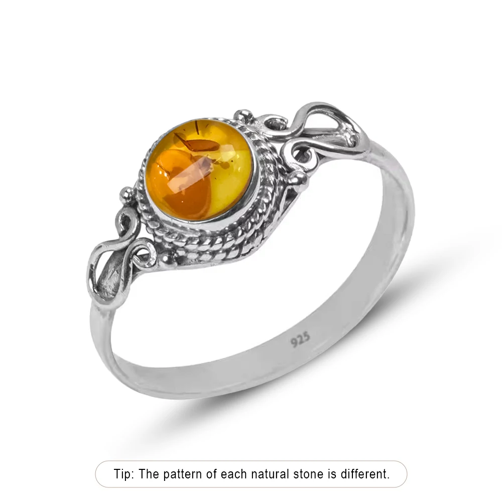 925 Sterling Silver Labradorite Gemstone Ring