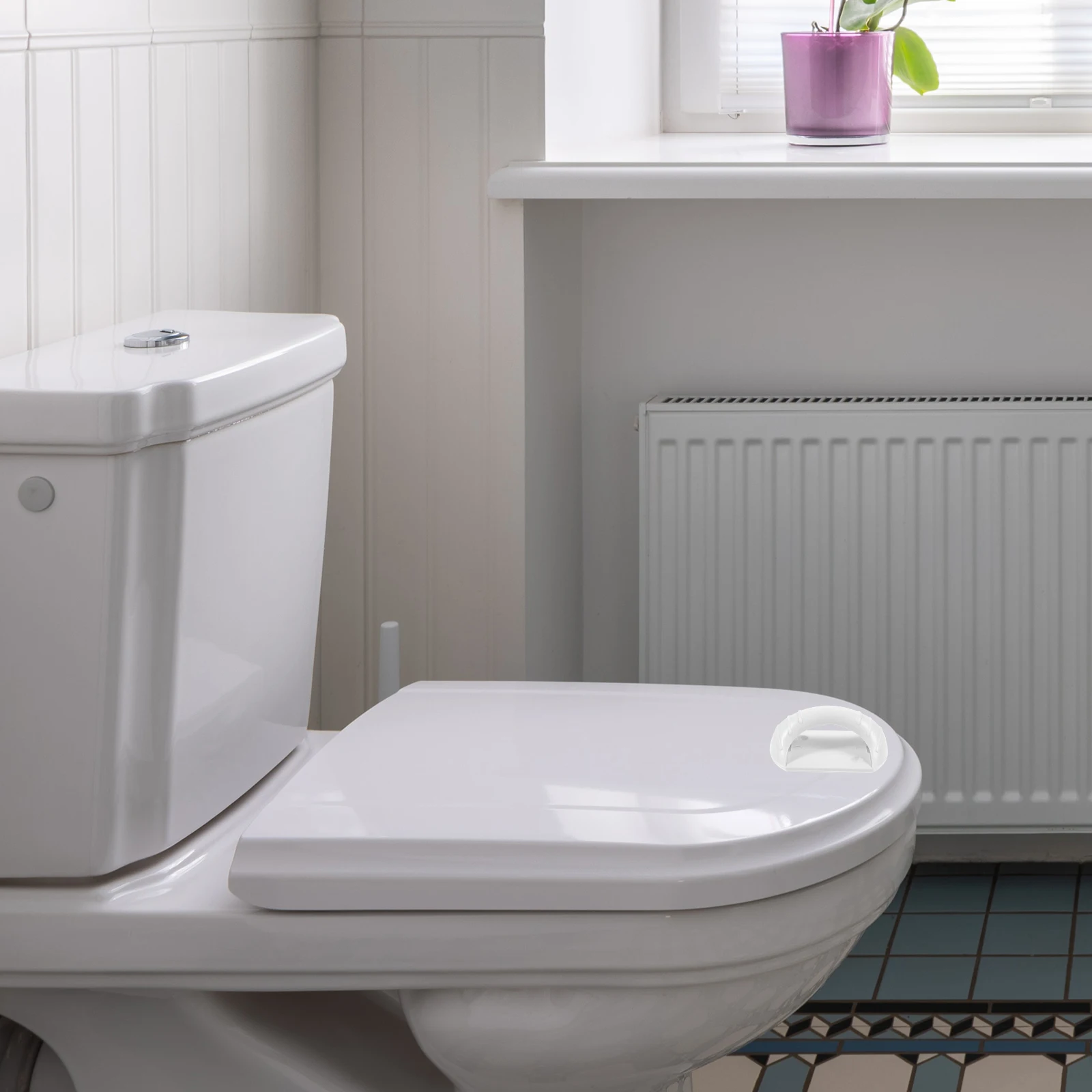 2Pcs Self Stick Cabinet Pulls Adhesive Handle Modern Drawer Handles Peel and Stick for Doors Wardrobes Kitchen Bathroom