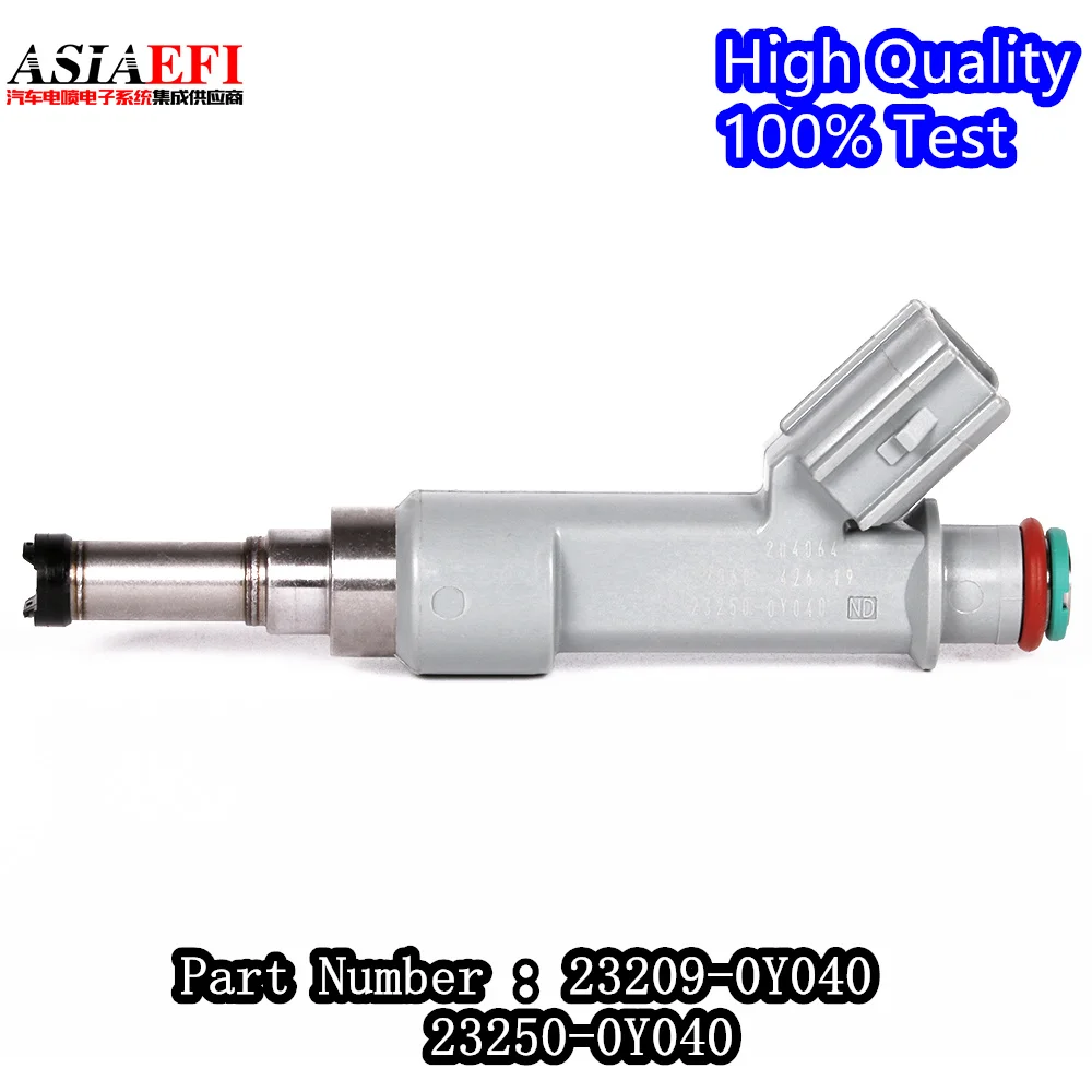 

4 шт. высококачественных топливных форсунок 23209-0Y040 23250-0Y040 для автомобилей Toyota Corolla, Vios, Lexus с двигателями 4NR, 5NR, 6NR, 8NR