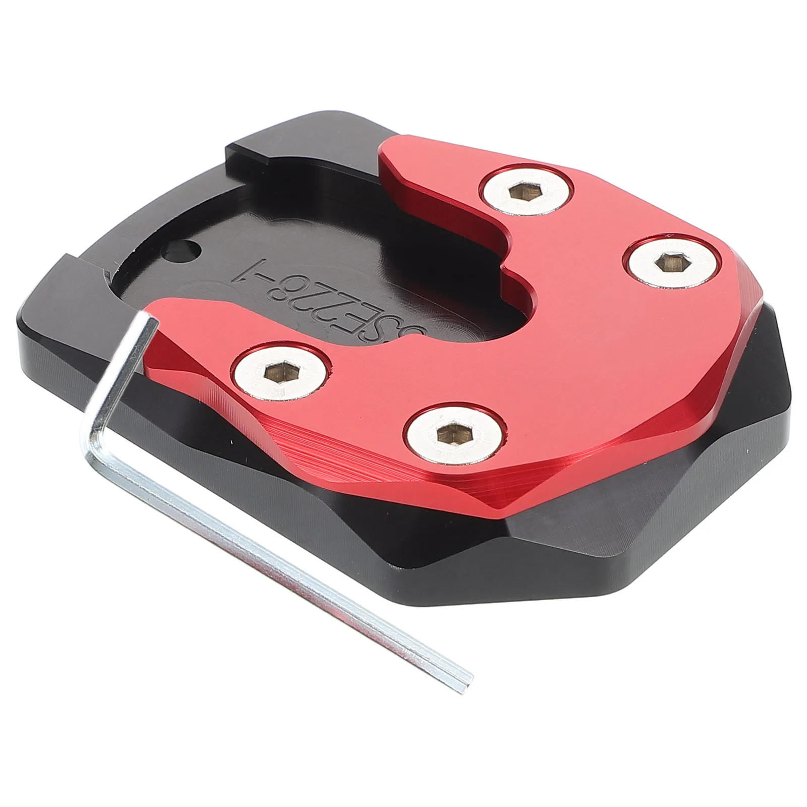 

1pc Motorcycle Side Stand Extension Plate Metal Kickstand Enlarger Durable Anti-Slip Replacement Accessories for Motorcycles