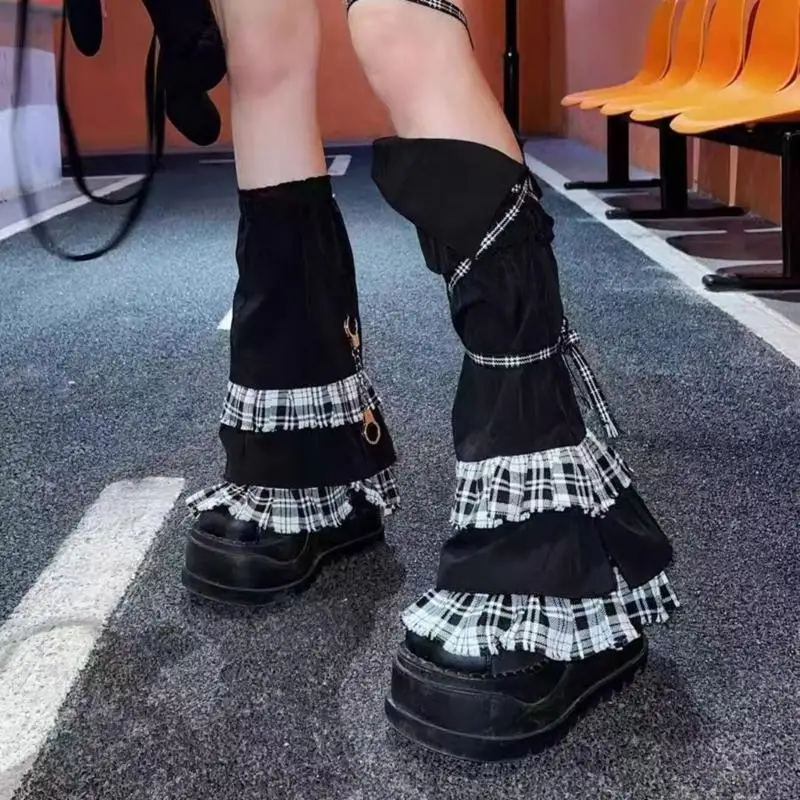 

Women's Leg Warmer Fashion Ruffle Leg Warmer Trendy Leg Socks Bows Lace Up Leg Covers Boot Socks Cosplay Costumes