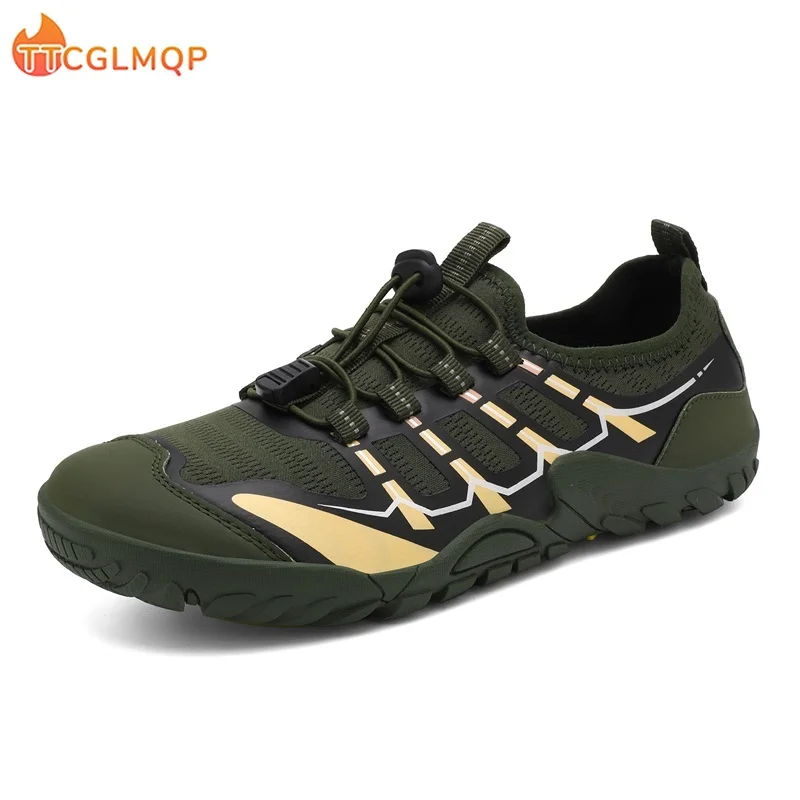 New Unisex Wider Shoes Breathable Mesh Men Barefoot Wide-toed Shoes Brand Flats Soft Zero Drop Sole Wider Toe Sneakes Large Size
