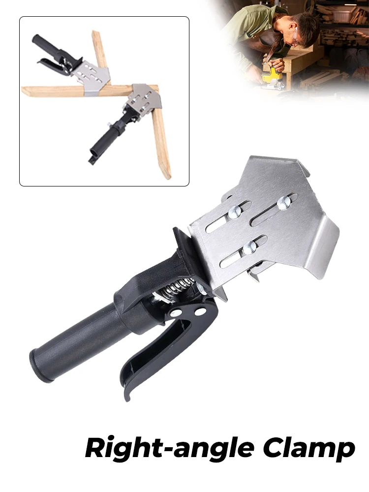 

1/2pcs Stainless Steel Right Angle Clamp 90 Degree Fixer Welding Woodworking Tool Quick Clip Single Handle Corner Clamps Tools