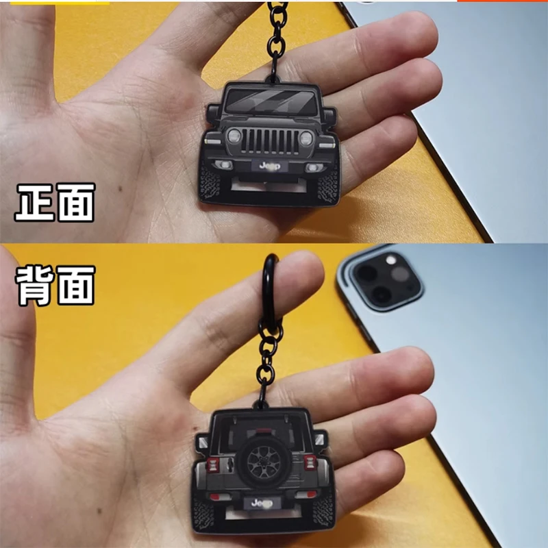 Keychain Car Jimny Key Ring Key Chain Keyring For JEEP Wrangler JL Accessories Life Style