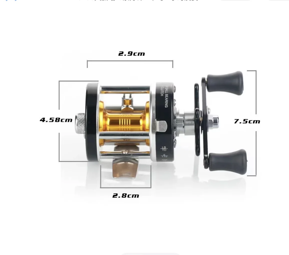 2026-新-mingyang-cl25-ベイトキャスティング釣りリール-140-グラム-38-1-左-右手遠心ブレーキ小型ルアー用釣具